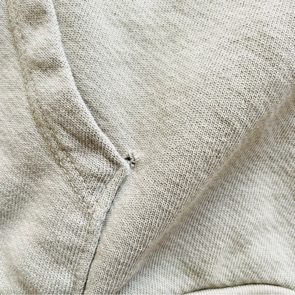 Mate the Label SMALL organic cotton full zip pocketed hoodie in green - Picture 5 of 7